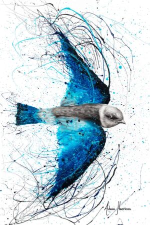 Ashvin Harrison Art- Blue Bird Listener