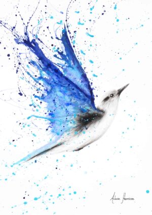 Ashvin Harrison Art- Blue Freedom Flight