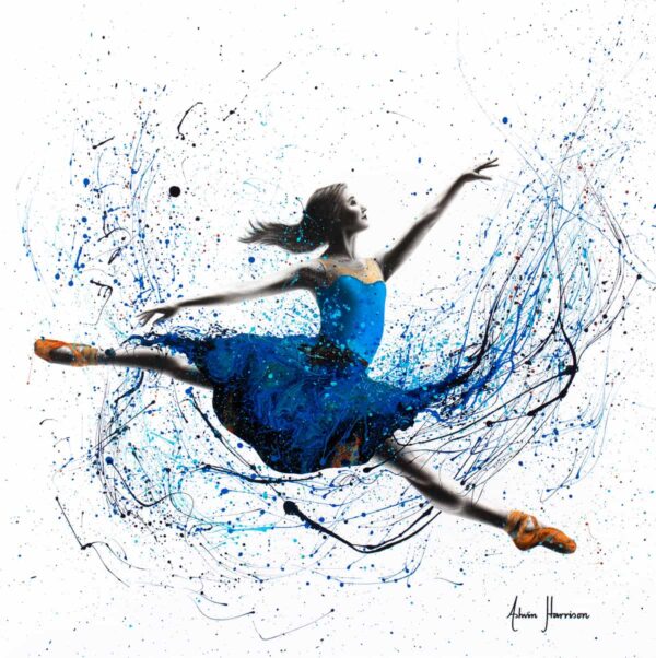 Ashvin Harrison Art- Blue Season Ballerina