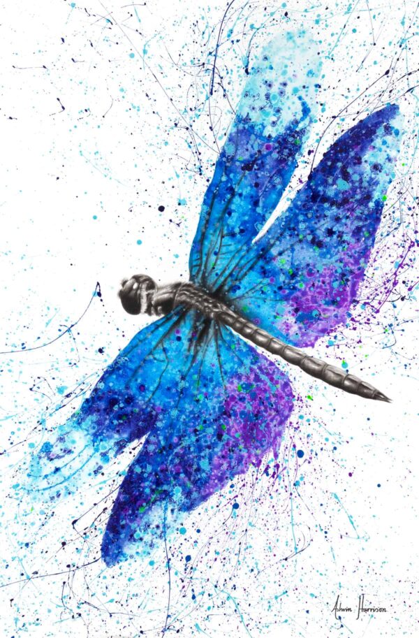 Ashvin Harrison Art- Forever Young- Dragonfly Painting
