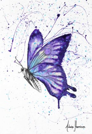 Ashvin Harrison Art- Lavender Butterfly