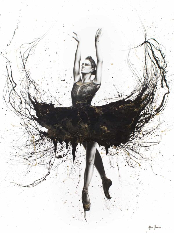 Ashvin Harrison Art- The Black Swan