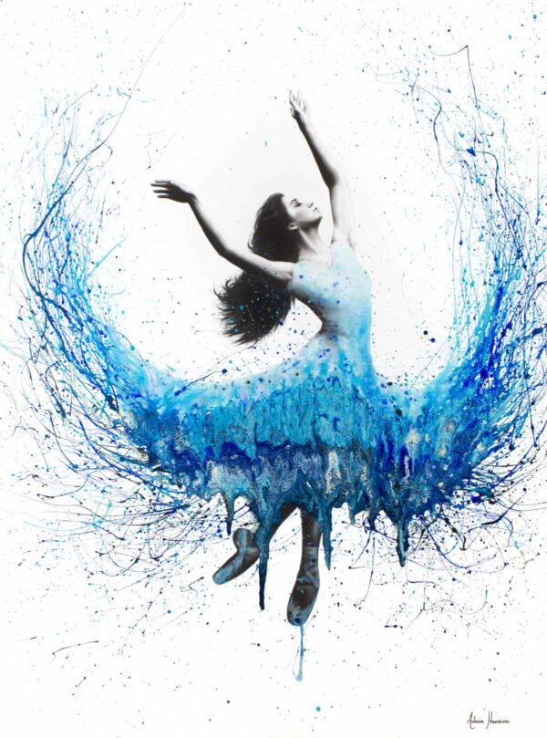 Ashvin Harrison Art- Sound Wave Dancer Ballerina