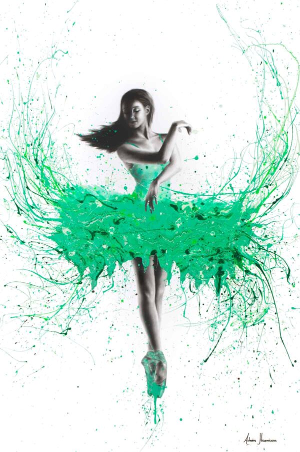 Ashvin Harrison Art- Southern Jade Ballerina 1