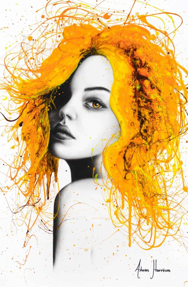 Ashvin Harrison Art- Sunflower Girl