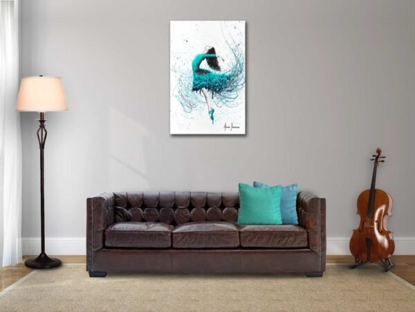 Ashvin Harrison Art- Turquoise Ocean Dancer 3