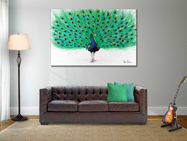 Ashvin Harrison Art- Proud Peacock 3