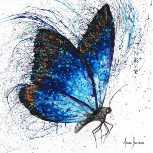 Ashvin Harrison Art- Lone Shy Butterfly