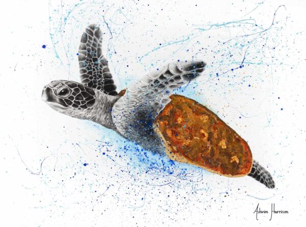 Ashvin Harrison Art- Opulent Ocean Turtle