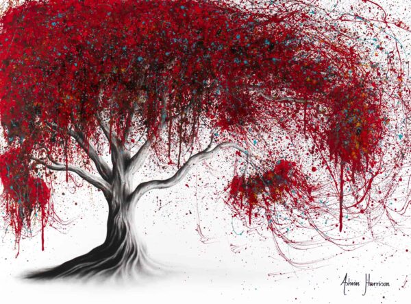 Ashvin Harrison Art- Scarlet Picnic Dream Tree
