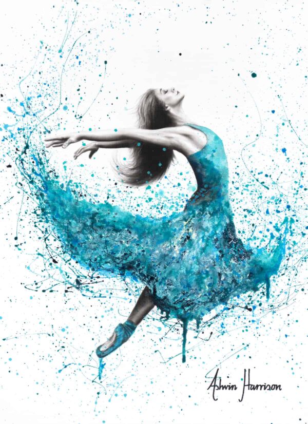 Ashvin Harrison Art- Turquoise Rain Dancer