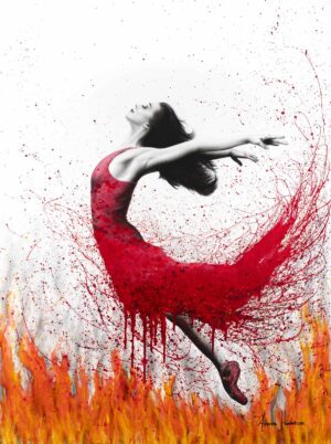 Ashvin Harrison Art- Dance Above The Flames