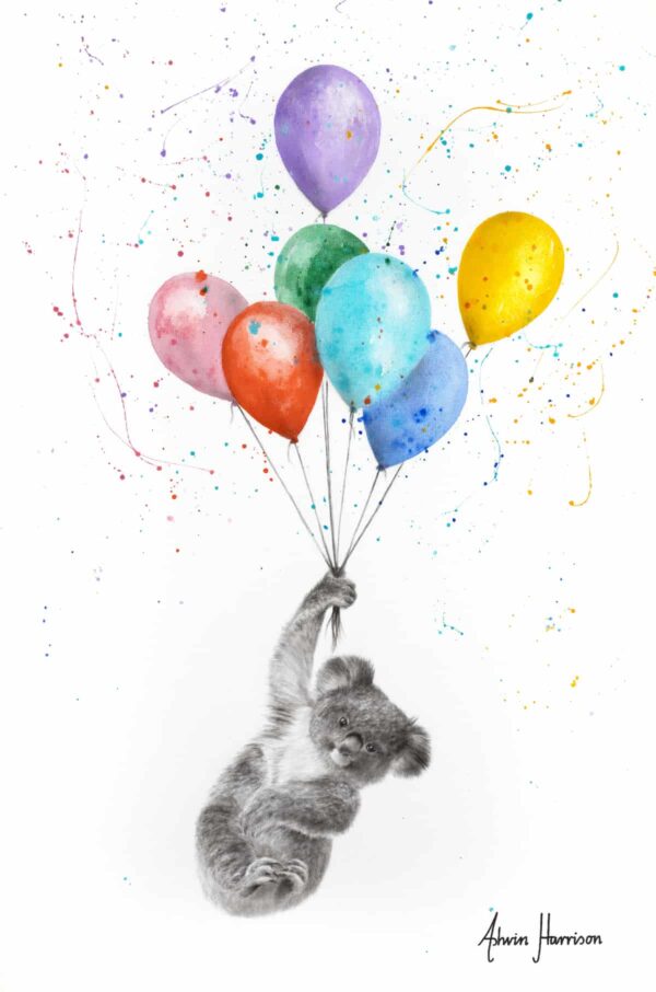 Ashvin Harrison Art- The Koala and The Balloons