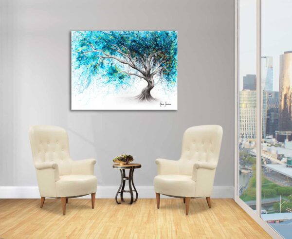 Ashvin Harrison Art- Blue Crystal Dream Tree 2