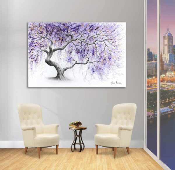 Ashvin Harrison Art- Purple Prosperity Tree 2