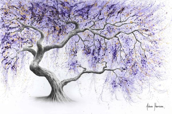 Ashvin Harrison Art- Purple Prosperity Tree