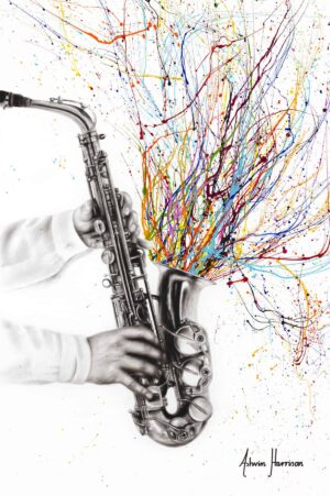 Ashvin Harrison Art- The Jazz Saxophone