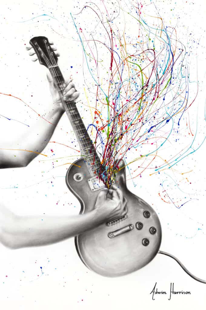 Ashvin Harrison Art- The Star Guitar