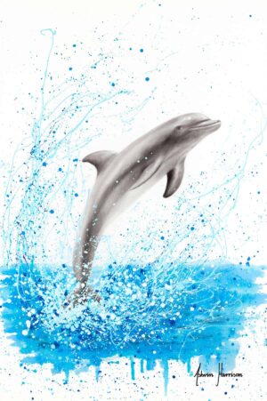 Ashvin Harrison Art- Dancing Dolphin