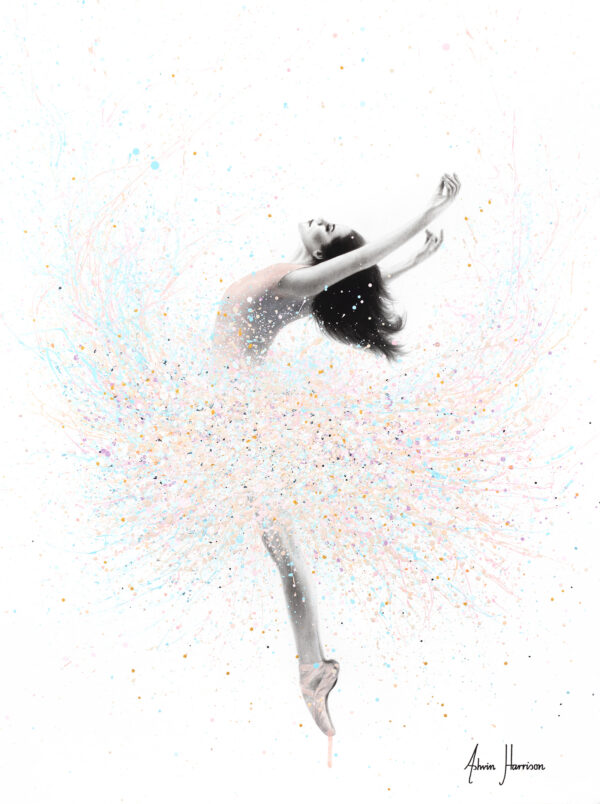 Ashvin Harrison Art- Snow Lake Ballerina W