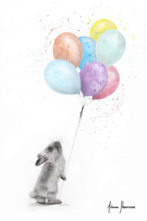Ashvin Harrison Art- The Bunny and The Balloons