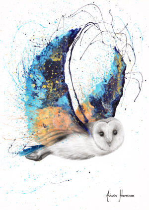 Ashvin Harrison Art- Majestic Moonlight Owl