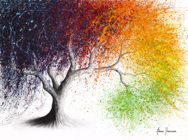 Ashvin Harrison Art- Rainbow Seasons Tree