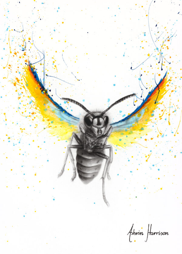 Ashvin Harrison Art- Brave Busy Bee