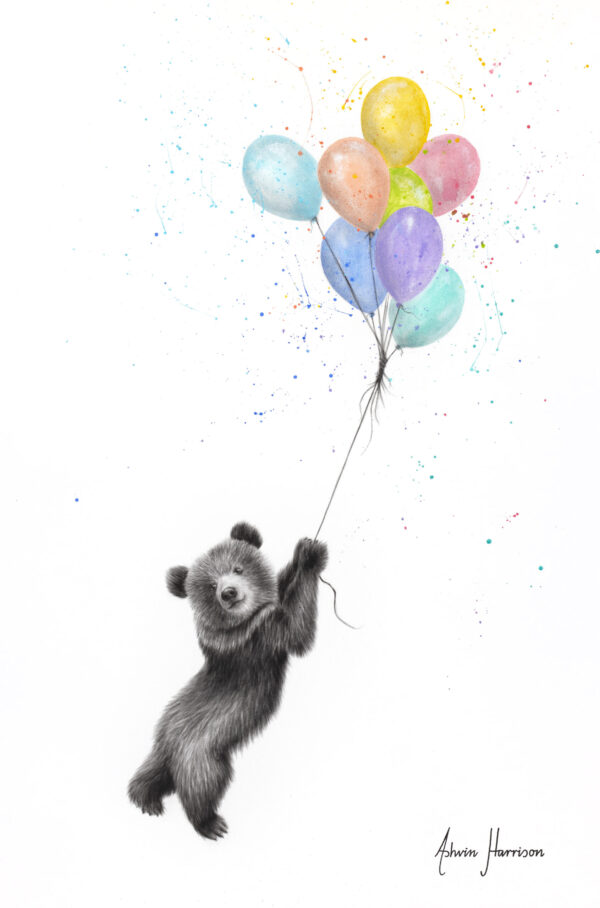 Ashvin Harrison Art- The Bear and The Balloons