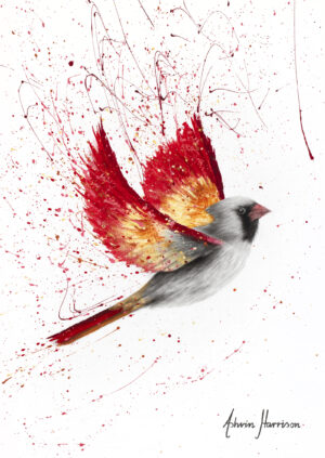 Ashvin Harrison Art- Caring Cardinal