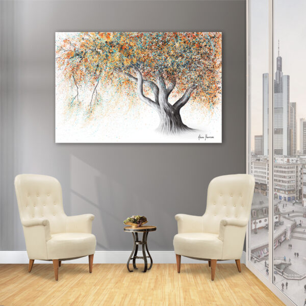 Ashvin Harrison Art- Rusty Autumn Tree 2