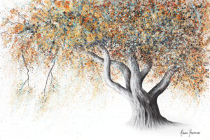 Ashvin Harrison Art- Rusty Autumn Tree