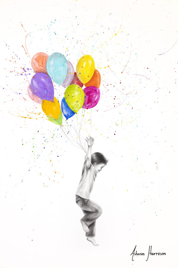 Ashvin Harrison Art- Happy Balloon Boy