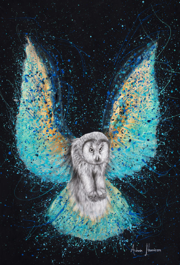 Ashvin Harrison Art - Illuminated Night Owl