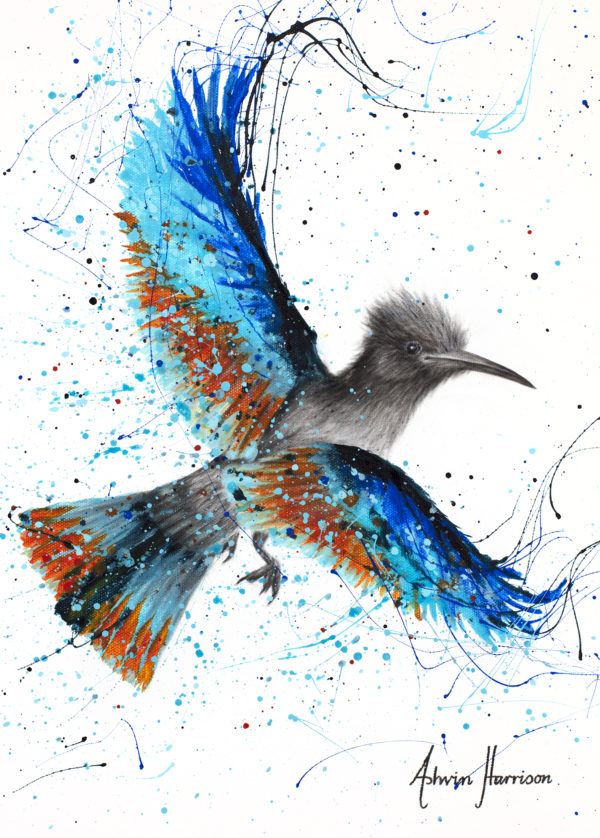 Ashvin Harrison Art- Outback Oasis Bird NEW