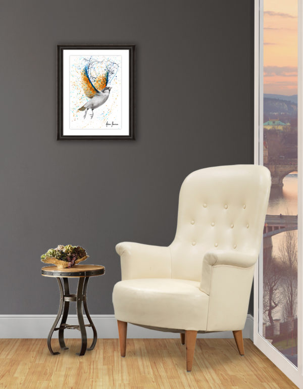 Ashvin Harrison Art - Golden Prosperity Bird 2