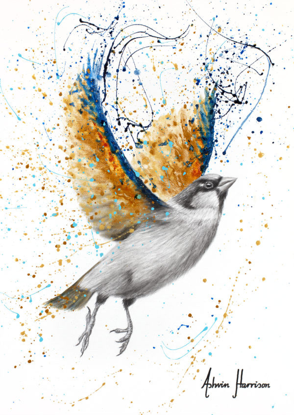 Ashvin Harrison Art - Golden Prosperity Bird