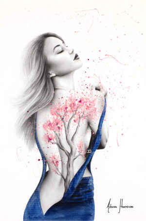 Ashvin Harrison Art- Her Cherry Blossom