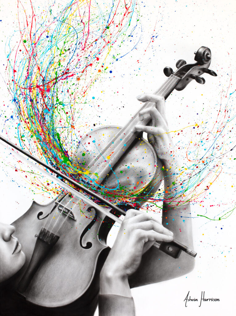 Ashvin Harrison Art- The Violin Solo