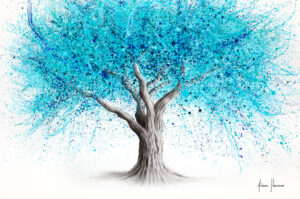 Ashvin Harrison Art- Blue Blossom Tree
