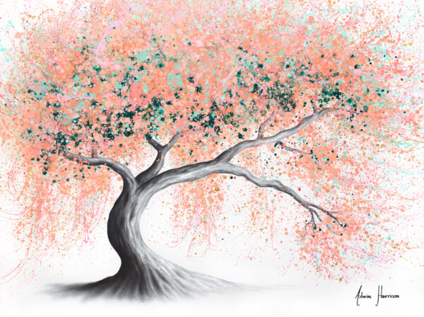 Ashvin Harrison Art- Sunny Peach Tree