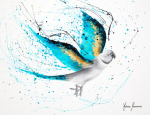 Ashvin Harrison Art- Turquoise Song Bird