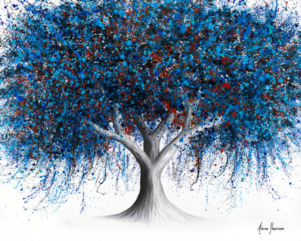 Ashvin Harrison Art- Sapphire Season Tree