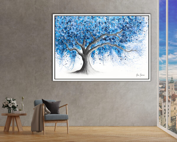 Ashvin Harrison Art- tree colour of blue 2