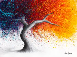 Ashvin Harrison Art- Fire and Passion Tree
