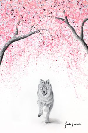 Ashvin Harrison Art- The Blossom Wolf 1