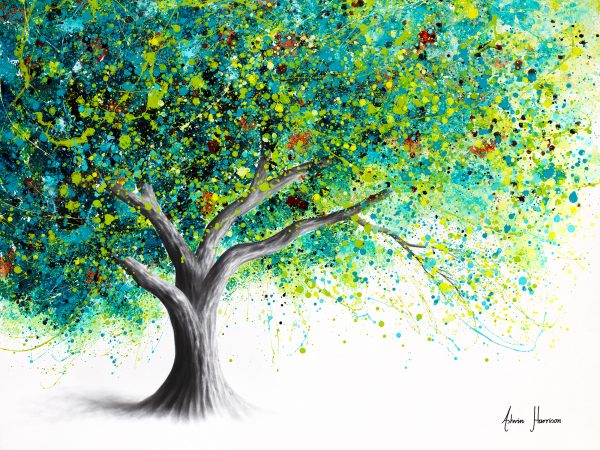 Ashvin Harrison Art - Moonlight Lagoon Tree 1