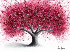 Ashvin Harrison Art - Raspberry Blush Tree 1