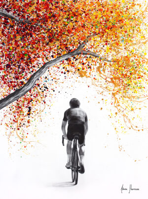 Ashvin Harrison Art- Cycling Gold 1