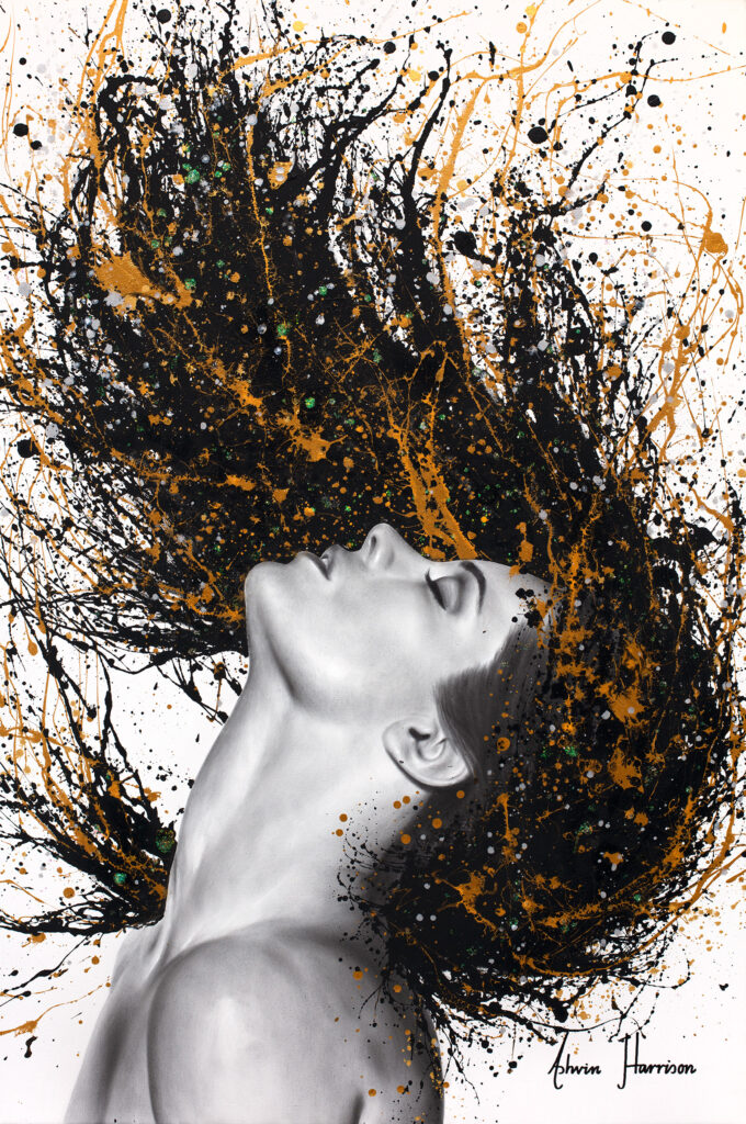 Ashvin Harrison Art- Golden Onyx Sensation 1